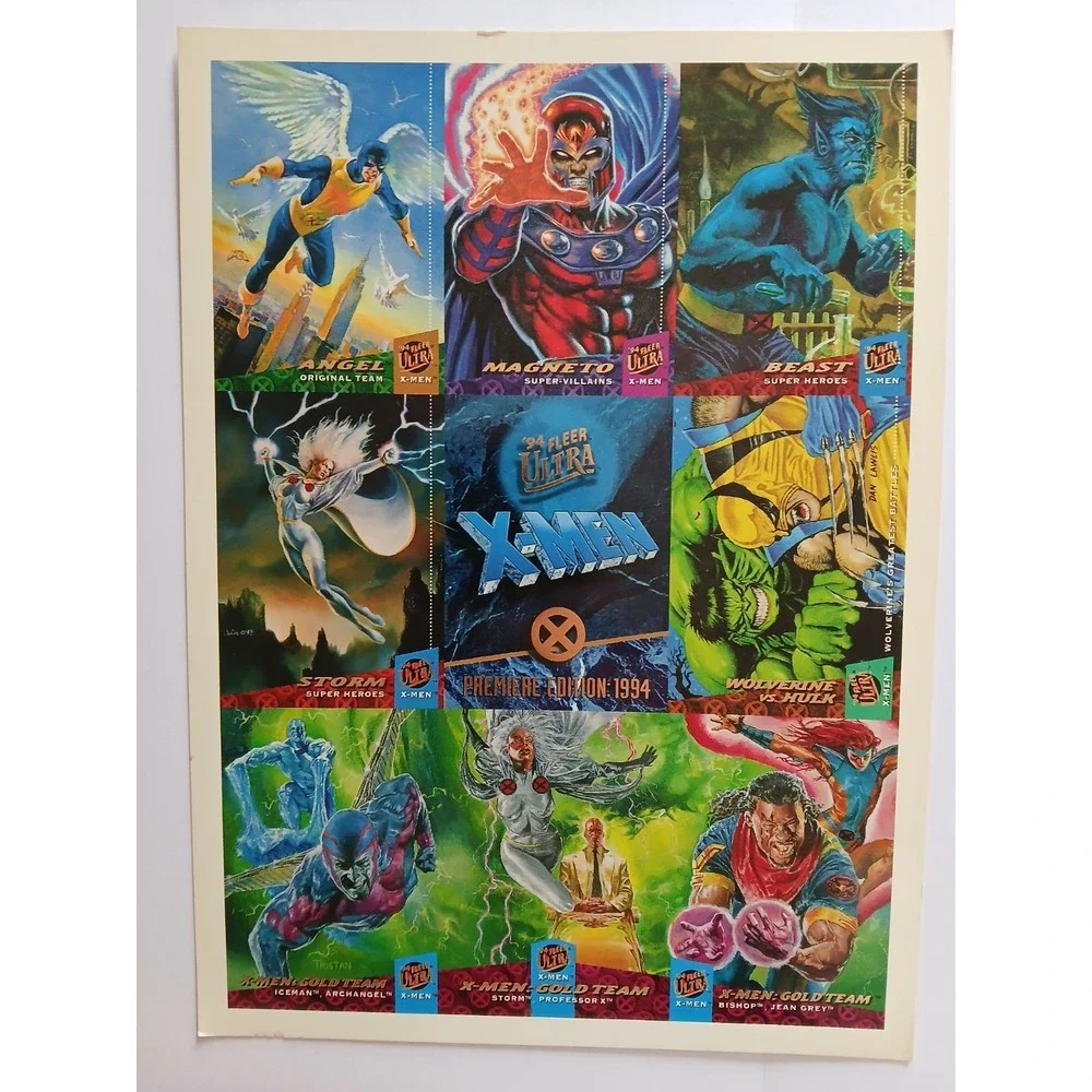 Vintage Mixed 1990's  Large Super Hero‎ Prom Cards
